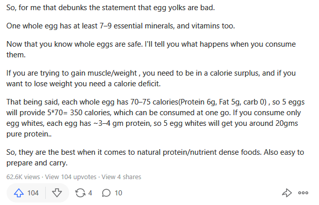 Tôi nên ăn bao nhiêu quả trứng gà mỗi ngày (1)