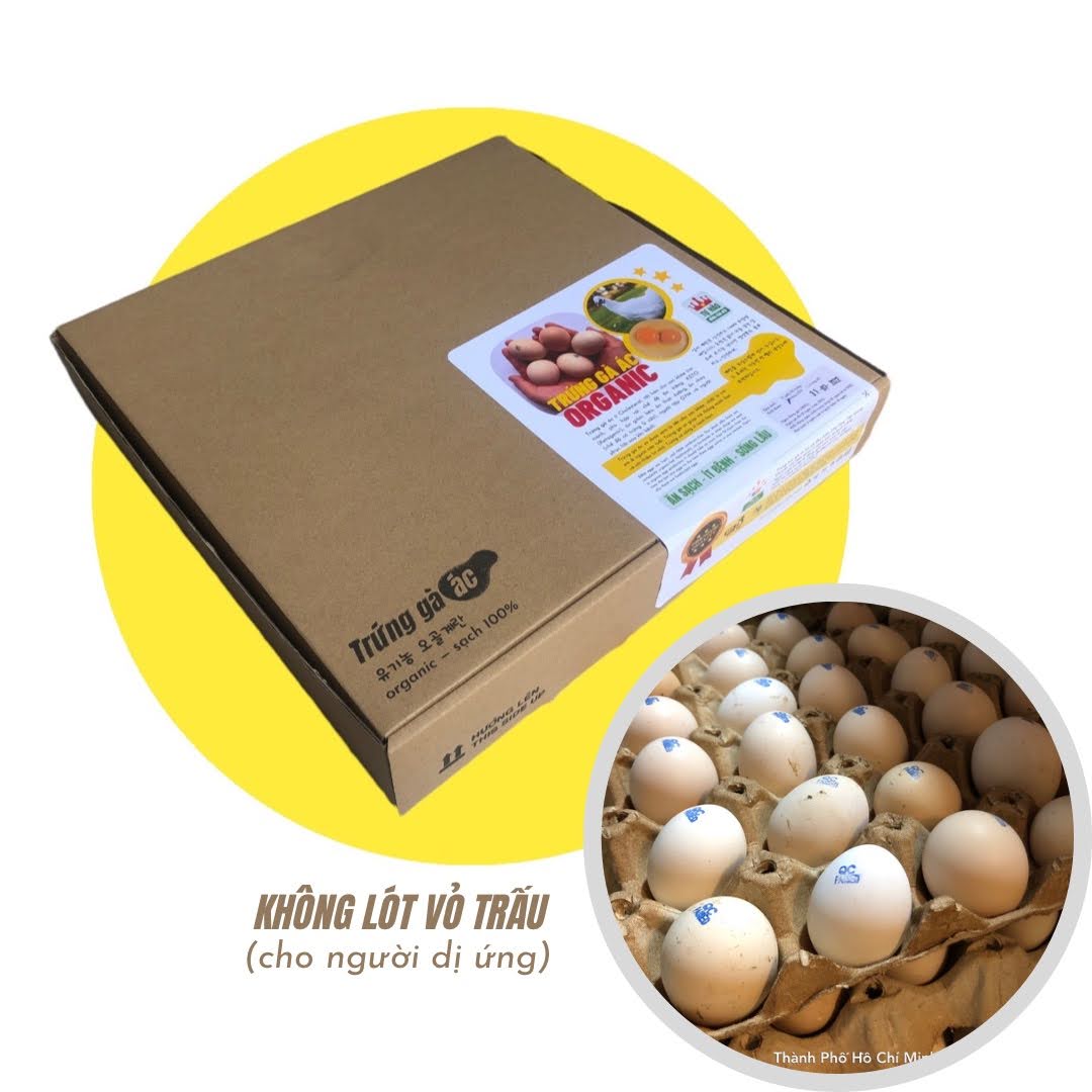 Hộp dẹt chứa 30 trứng gà ác