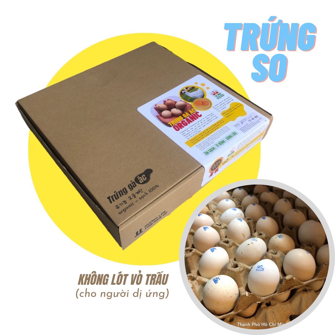 Set 30 trứng gà ác SO (first-egg | 초란) • FREESHIP toàn quốc