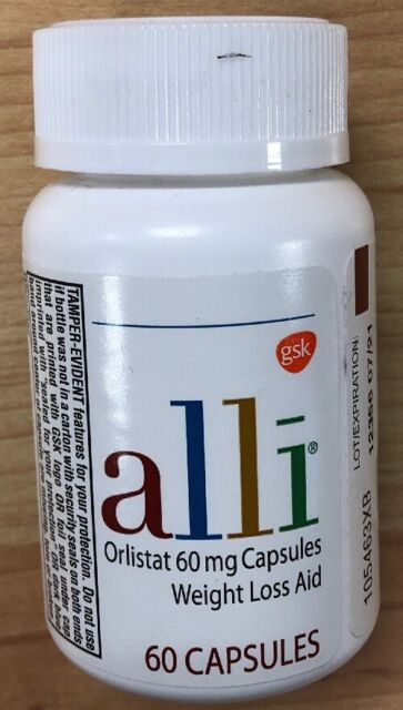 alli Orlistat 60mg Weight Loss Supplement Pills - 60 Count for sale ...
